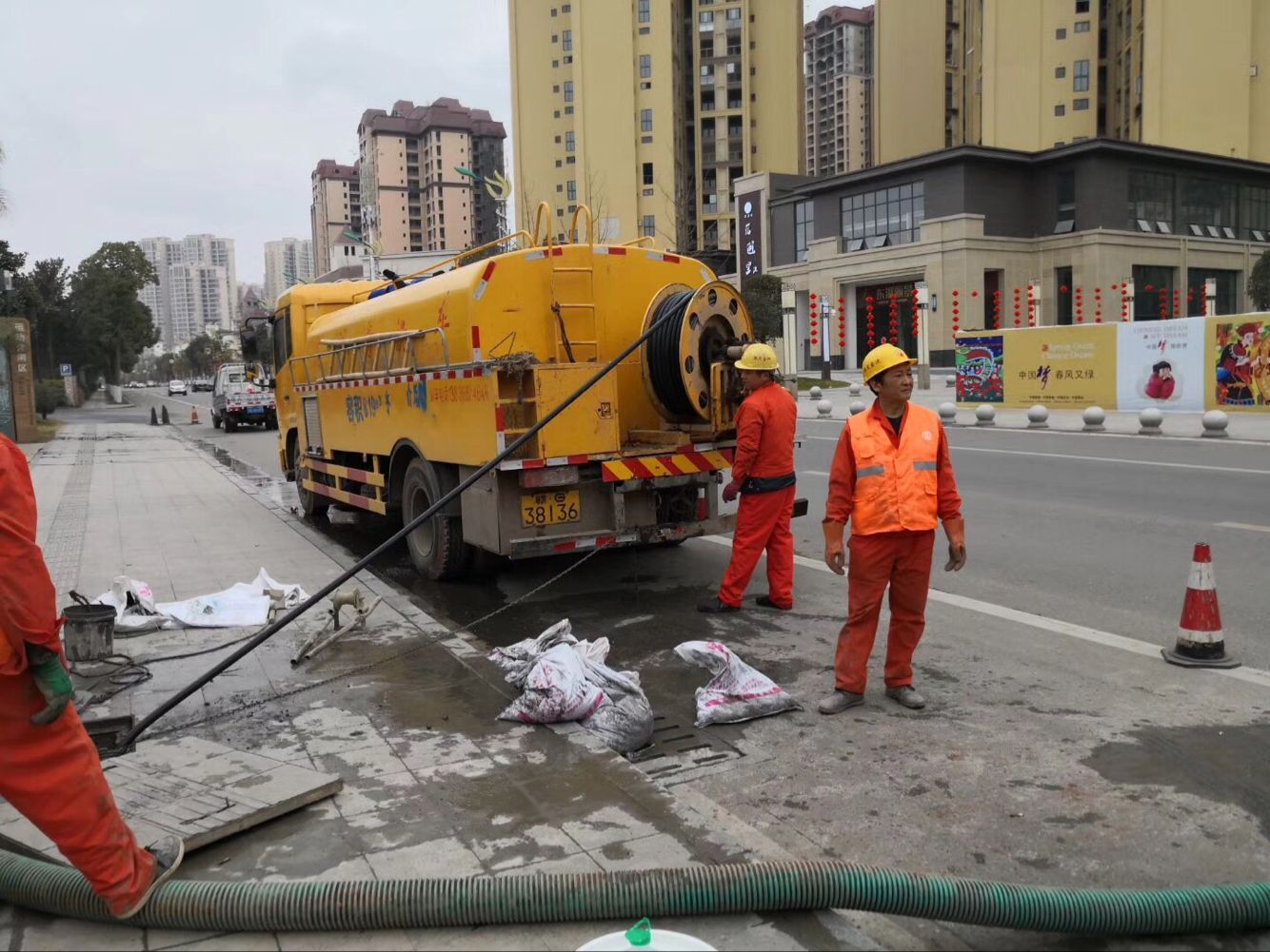 滁州排污管道清淤-管道清洗